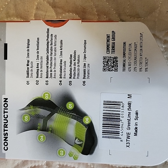 Lorpen Trail Running Socks New In Package - Picture 5 of 6